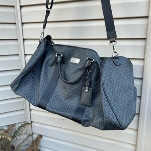 Michael Kors Black Travel Bag duffle bag weekender NWT MSRP 499.00 logo